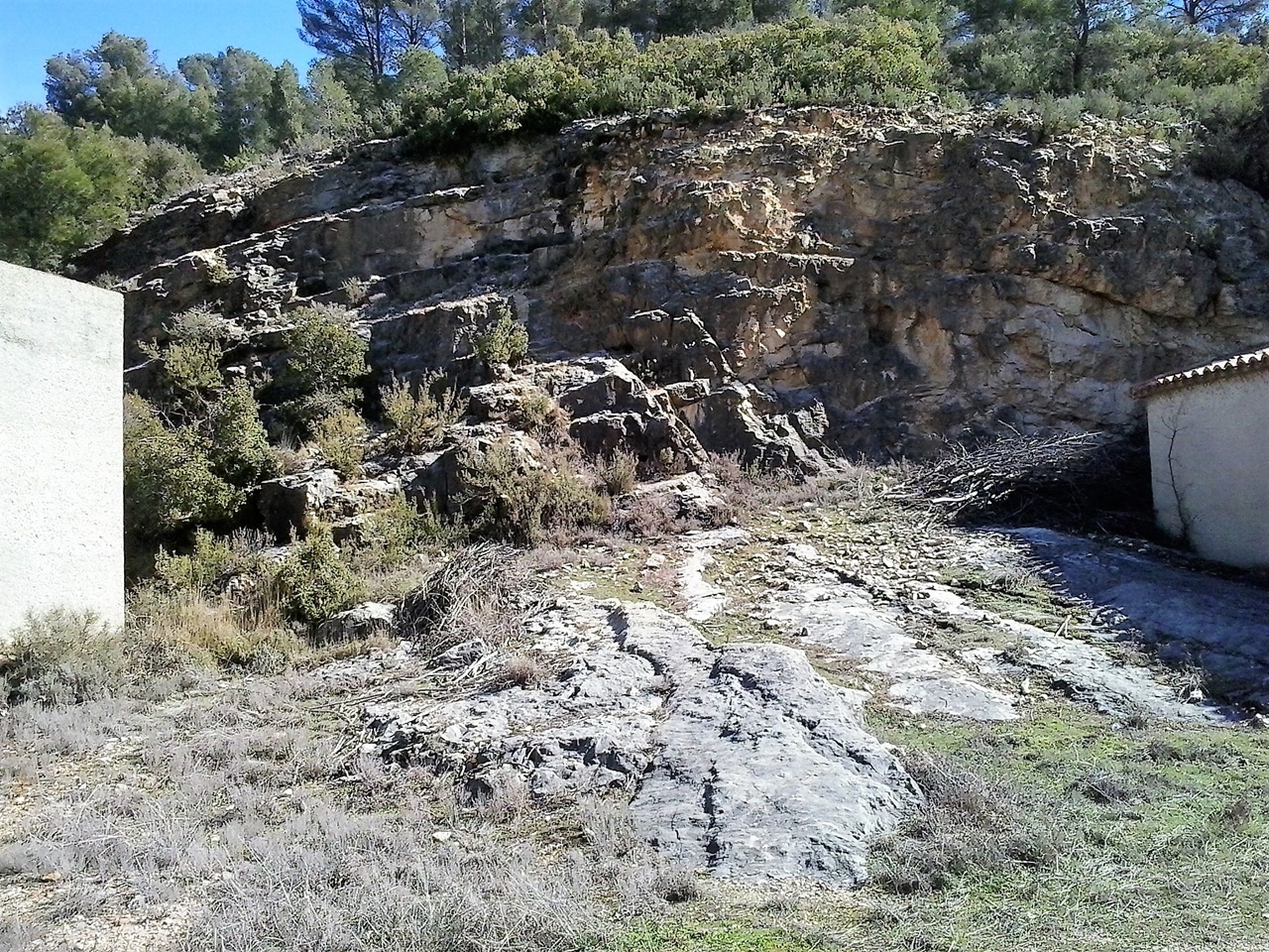 Gallipuen sector oriental del anticlinal